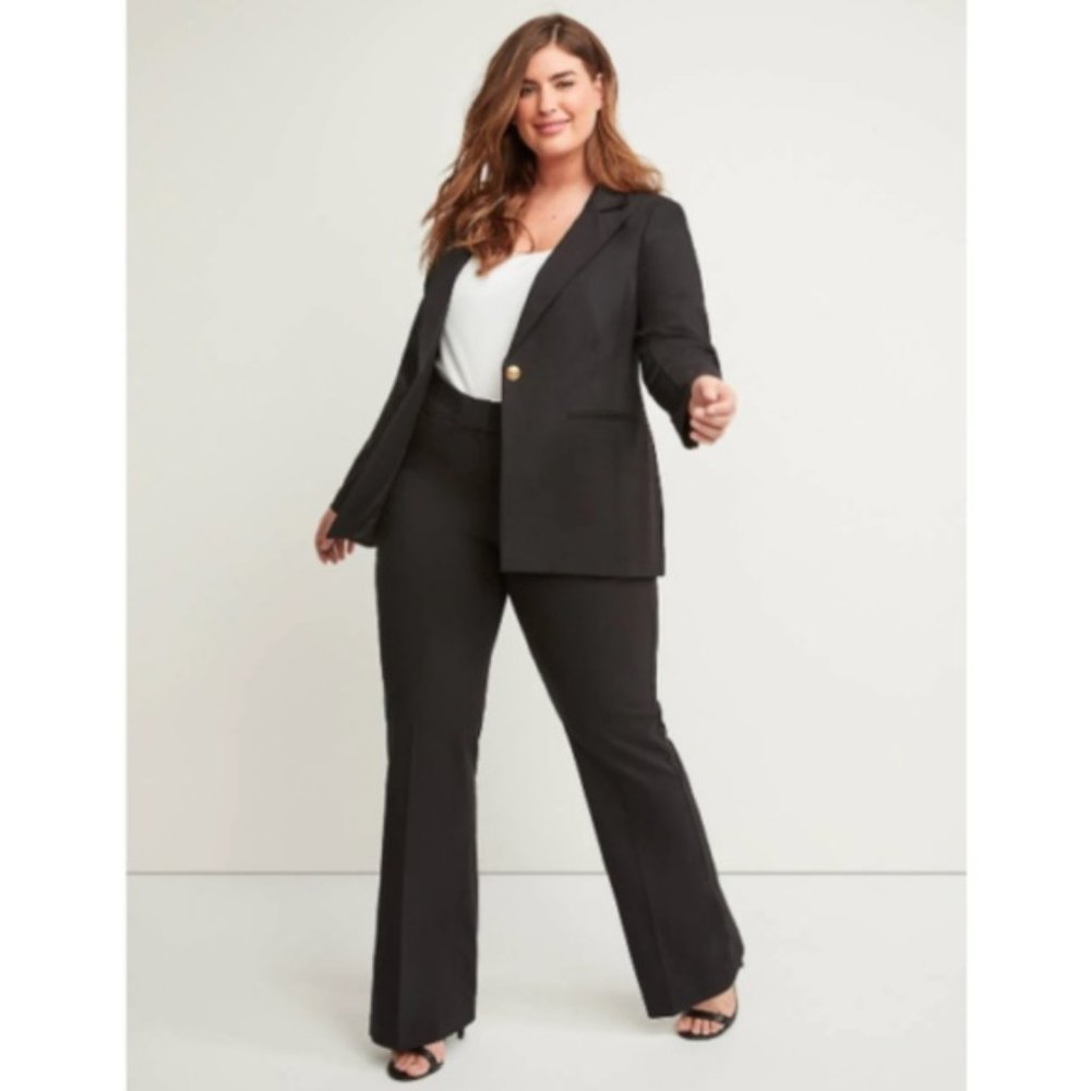 Lane Bryant NWT The Allie Black Stretch Boot Pant